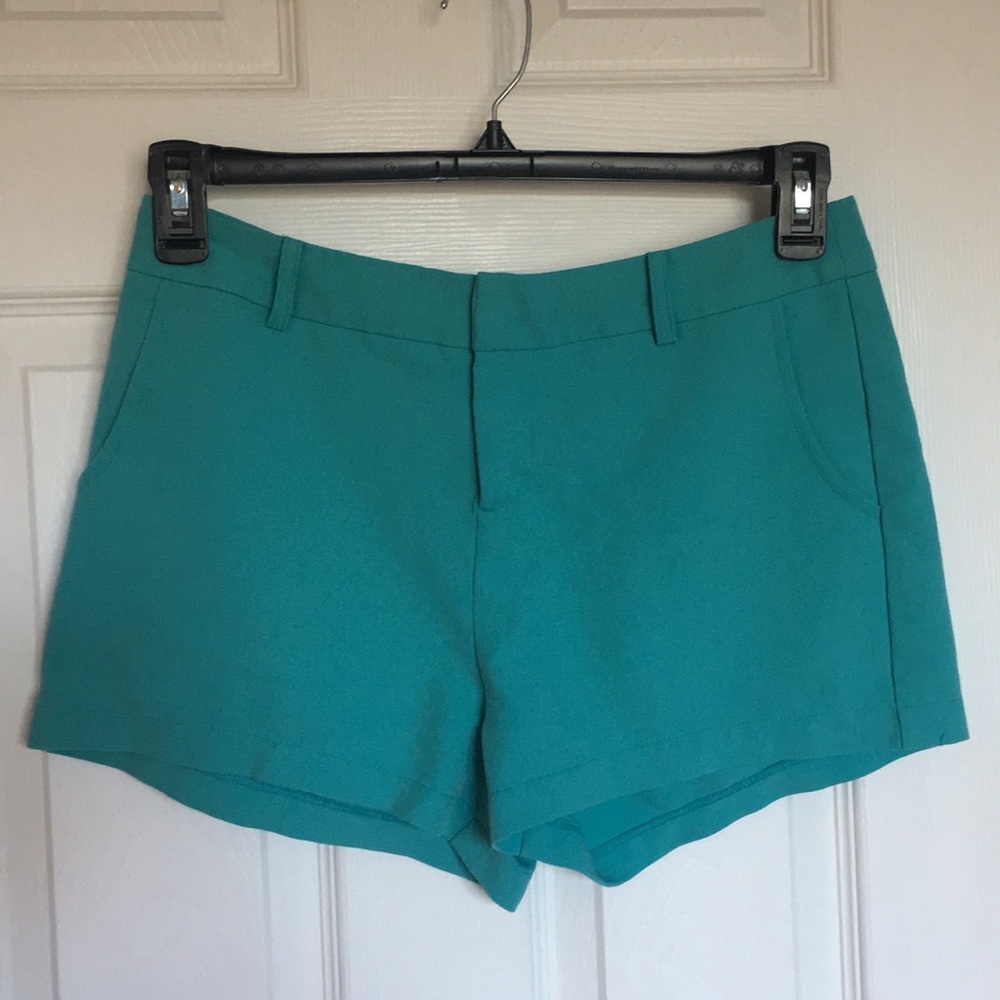 Turquoise shorts